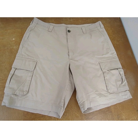 Brooks Brothers Other - Brooks Brothers 346 Cargo Shorts Mens 38‎ Khaki Cotton Pockets Hiking Casual EUC
